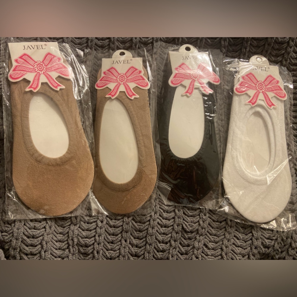 Javel No Slip Grip Invisible Socks
